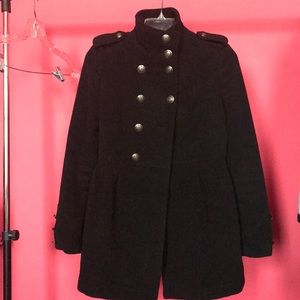 Military style pea coat
